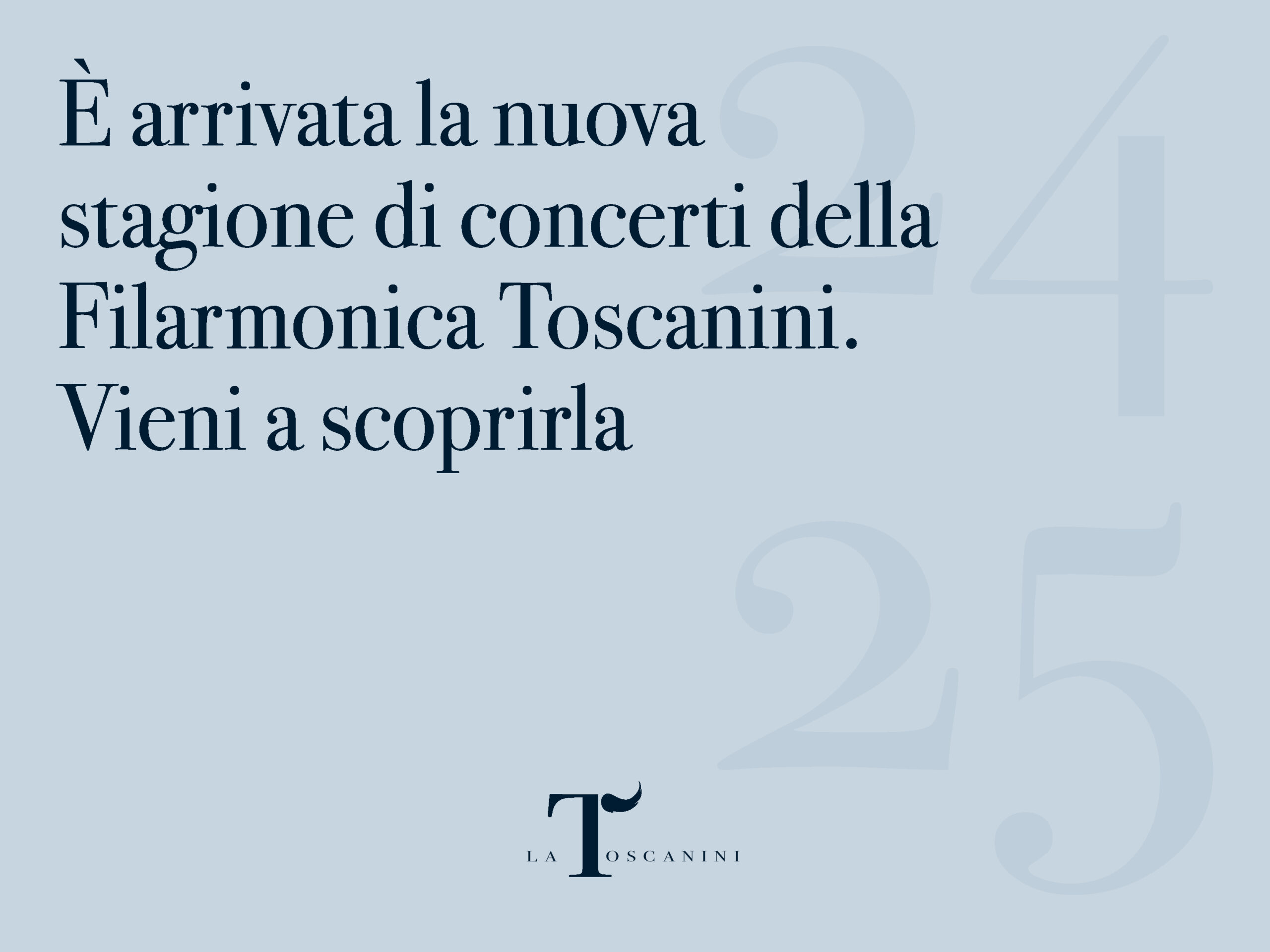 Presentazione della 49^ Stagione di Concerti della Filarmonica Toscanini